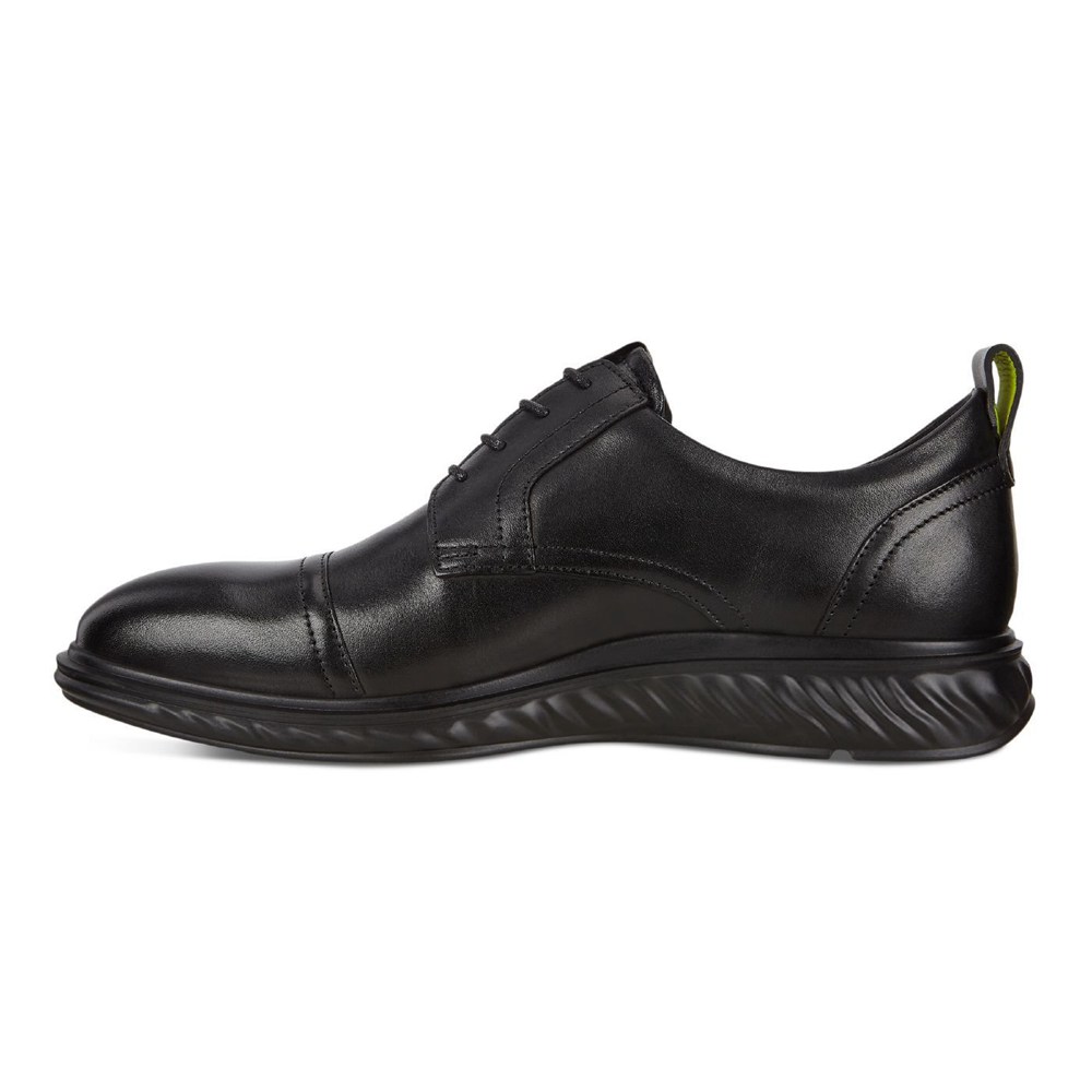 ECCO Mens Dress Shoes Black - St.1 Hybrid Lite - IJO-986507